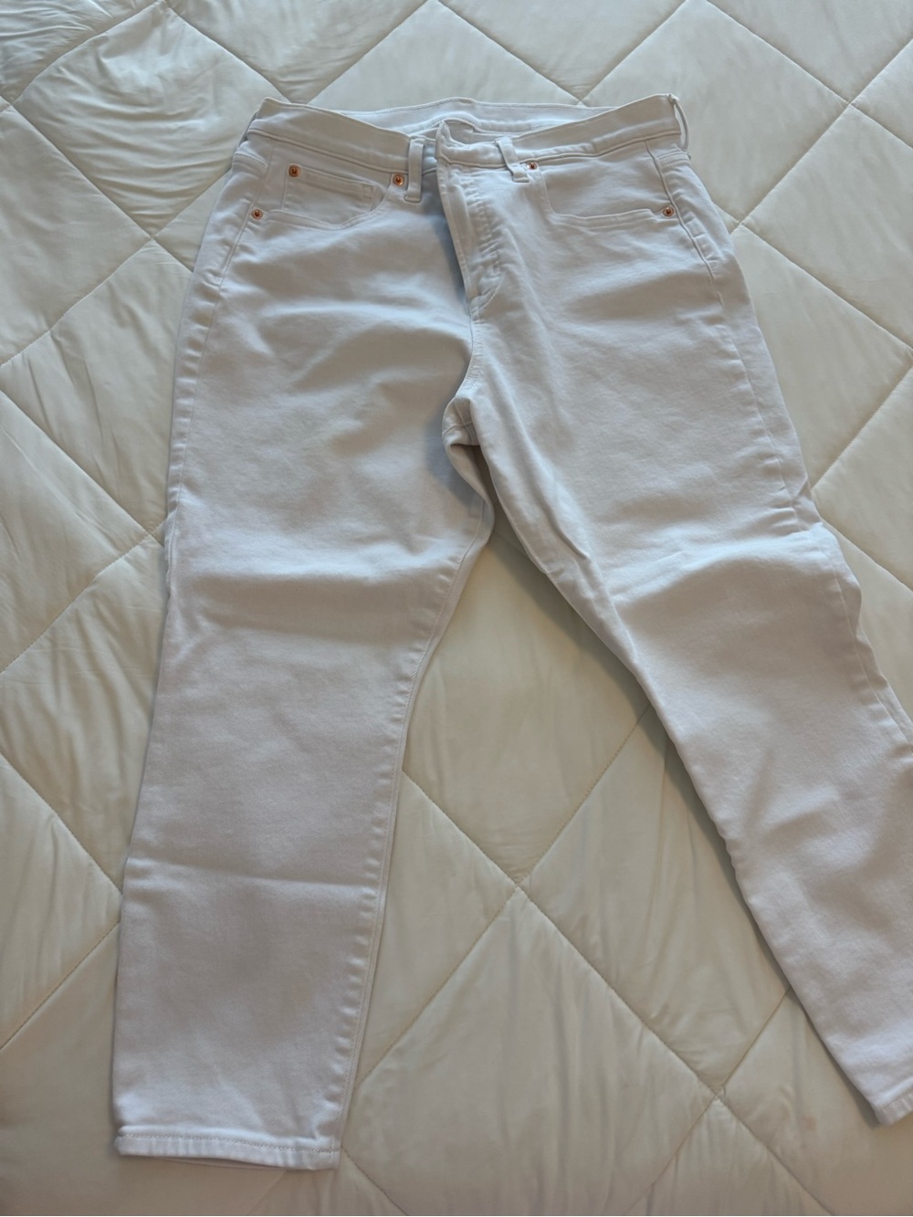 GAP White Skinny Jeans